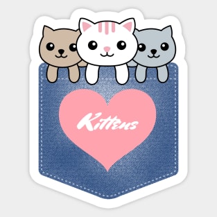 Cat pate kittens Sticker